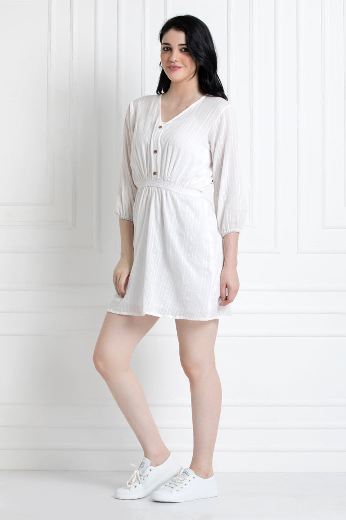 Cinched Waist Dress