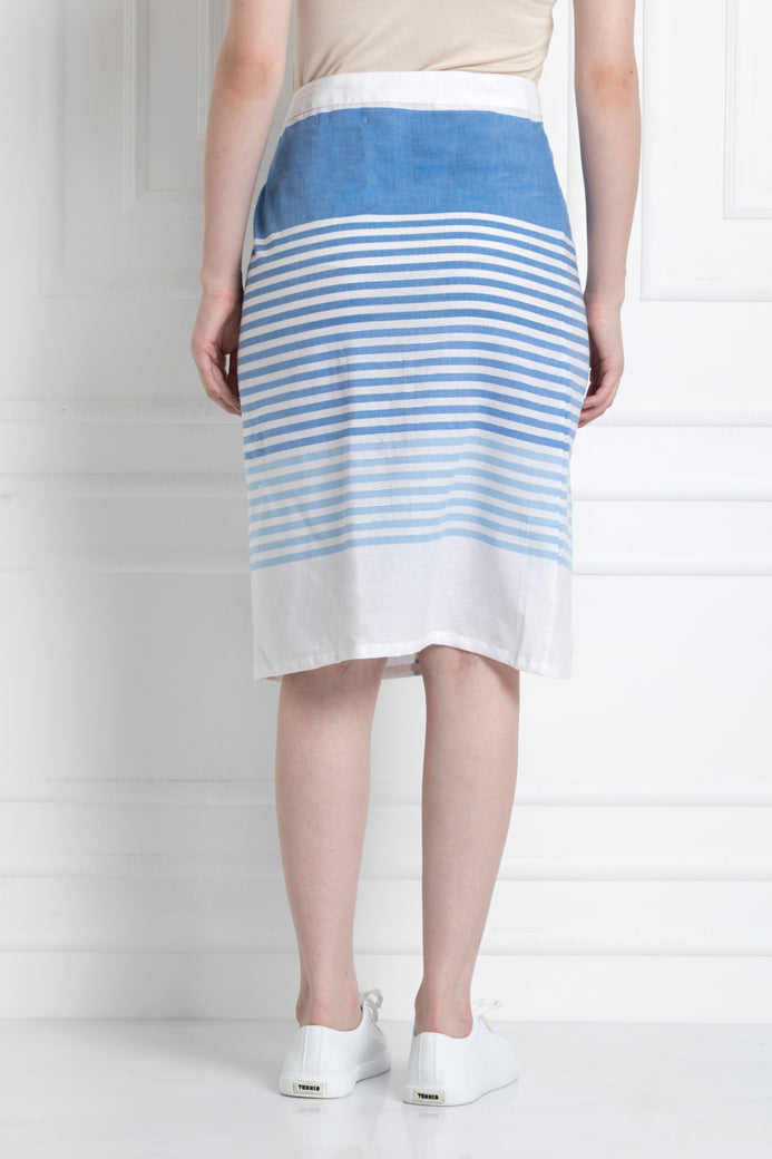 Overap Skirt With Self Tie