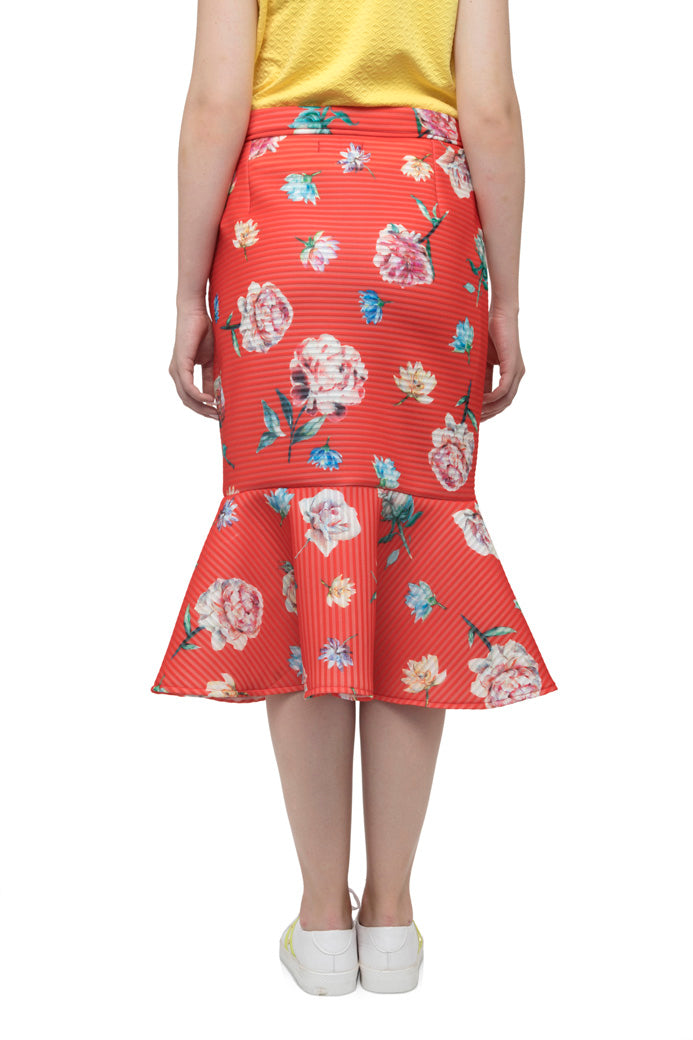 Flared Mini Skirt