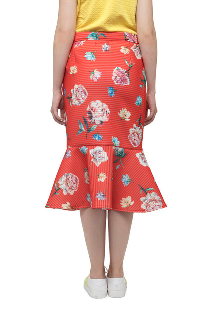 Flared Mini Skirt