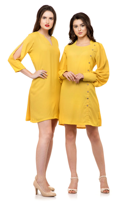 Button down shift dress
