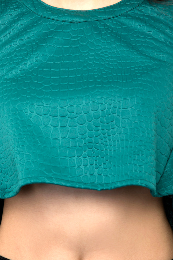 Turquoise green cami top