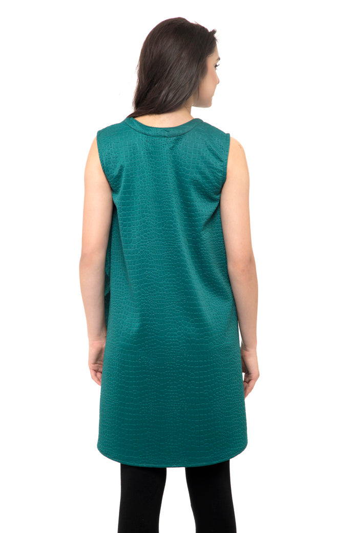 Turquoise green cami top