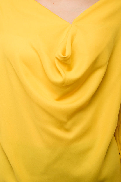 Yellow color halter top