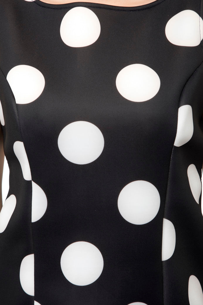 Big white polka dots spaghetti top