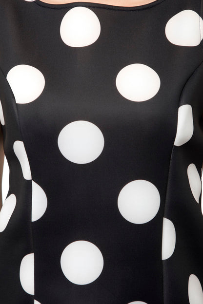 Big white polka dots spaghetti top