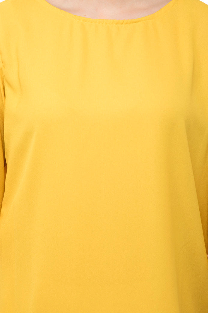 Long Bell Sleeves yellow top