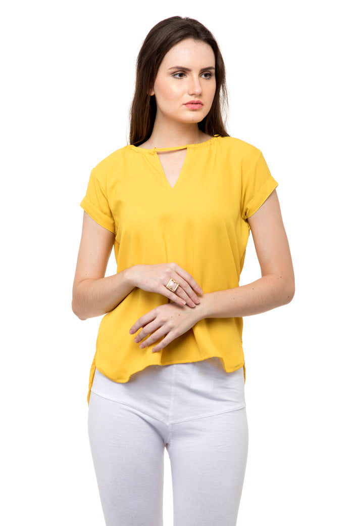 Front high yellow top