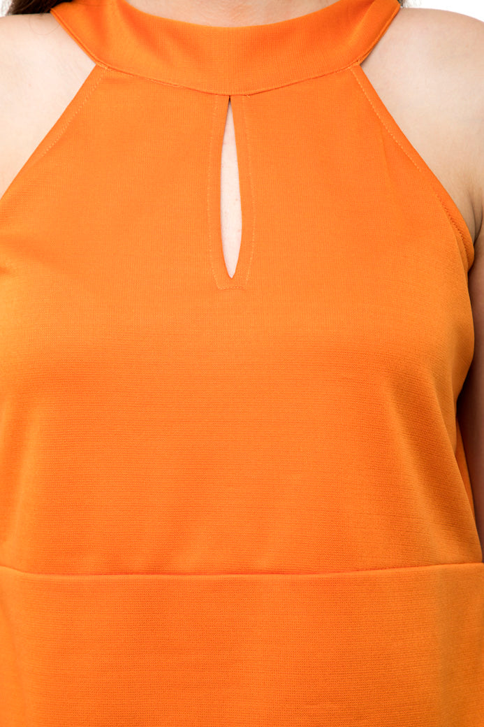Keyhole front rhinestone top