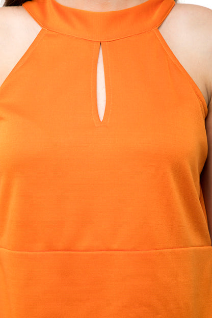 Keyhole front rhinestone top