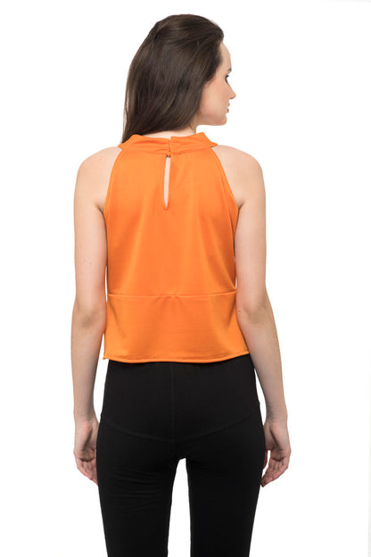 Keyhole front rhinestone top