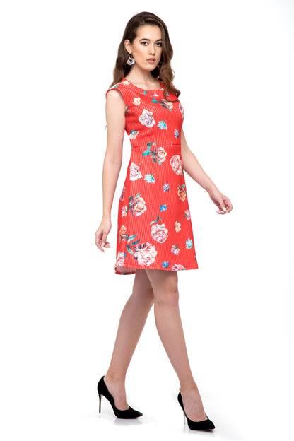 Sleeveless Floral print dress