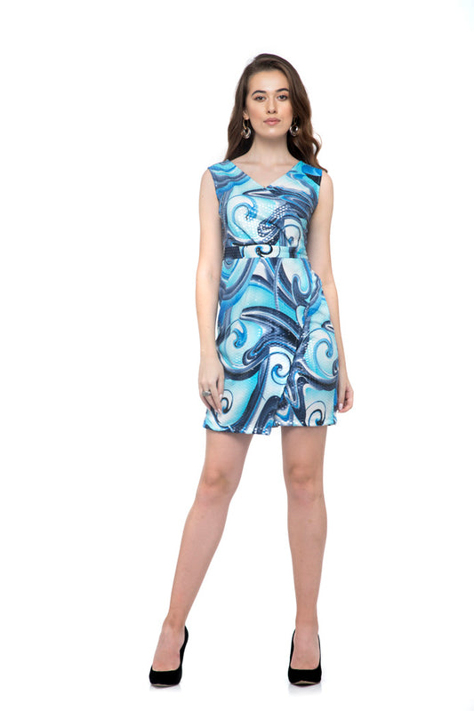 Sleeveless wrap dress