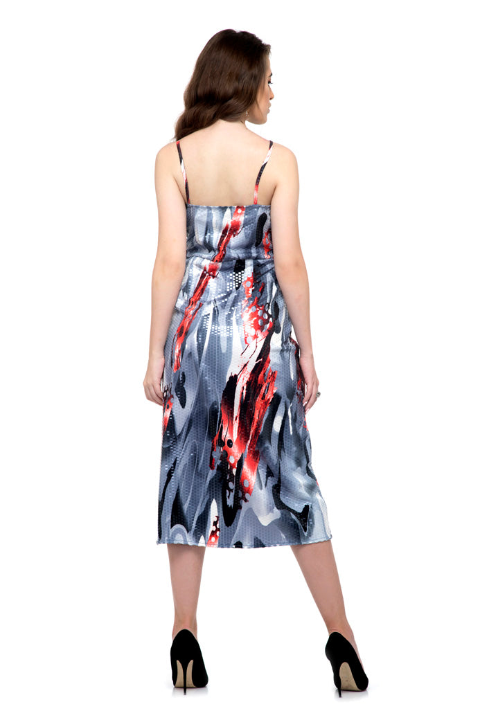High slit dress party wear