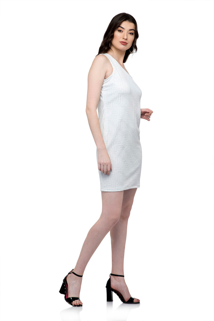 One Shoulder mini Pencil Dress