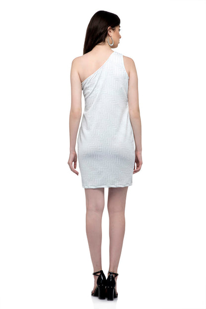 One Shoulder mini Pencil Dress