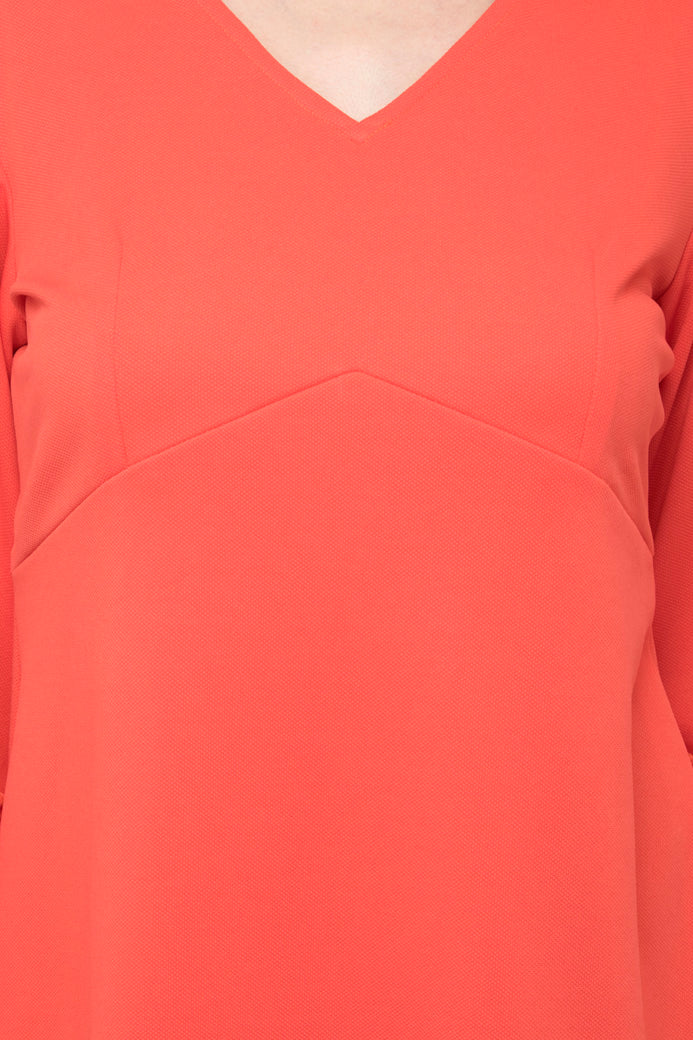 Full bell sleeve dress