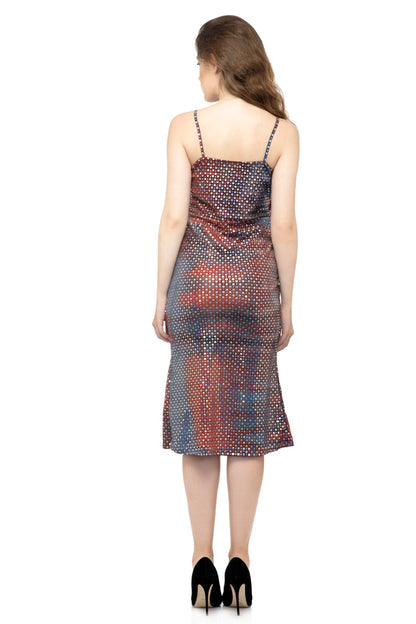 V neck One-piece dress