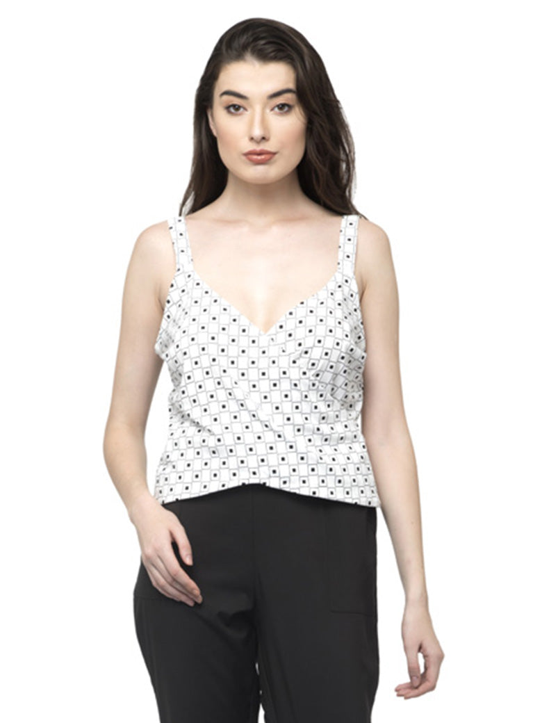 Deep V Neck Short Top