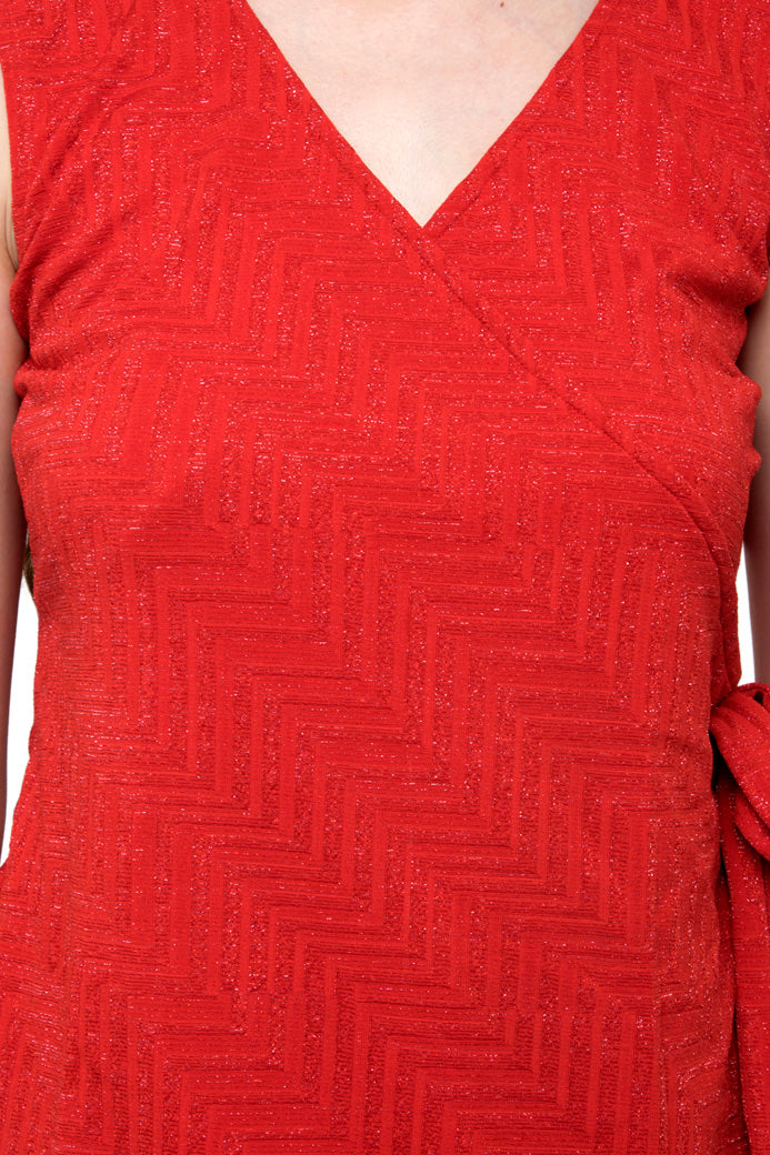 Side Knot V-Neck  Top