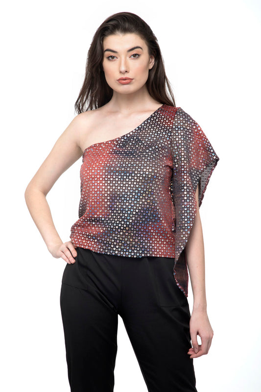 One Shoulder Stylish Party Top