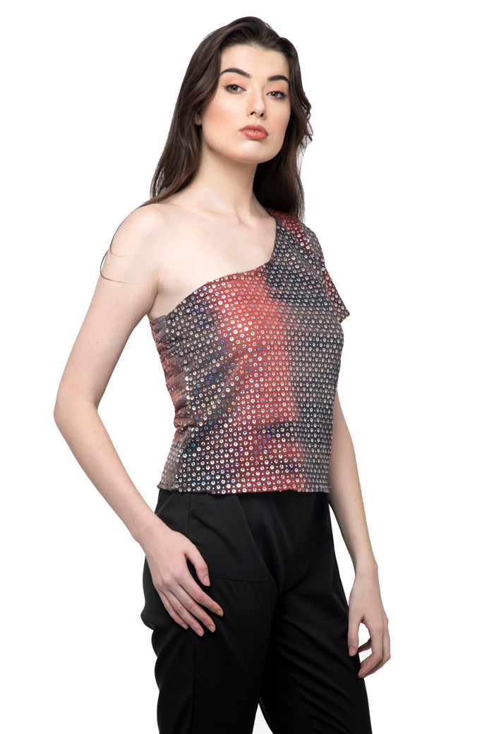 One Shoulder Stylish Party Top