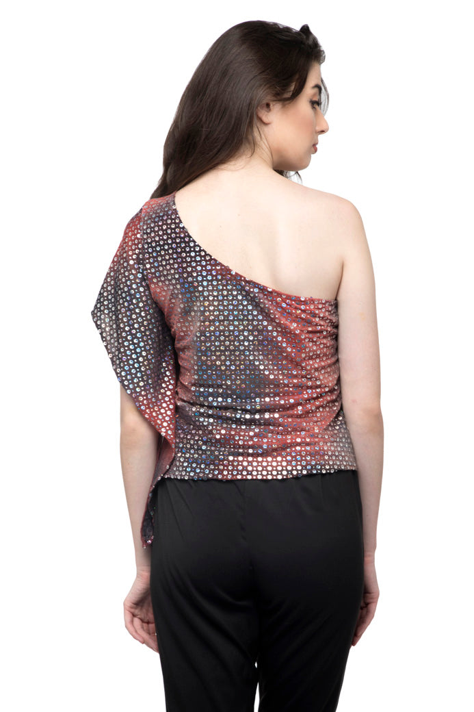 One Shoulder Stylish Party Top