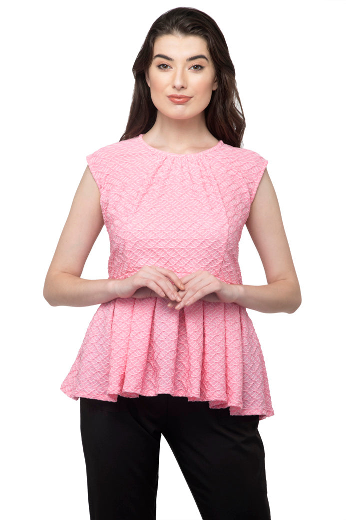 Sleeveless Flared Top