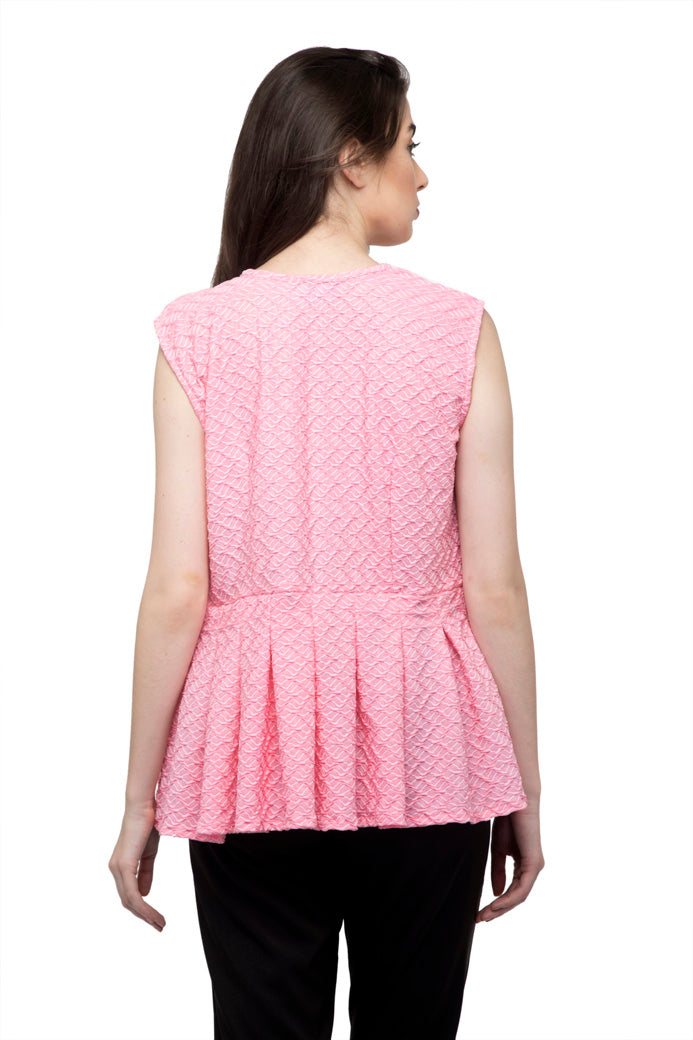 Sleeveless Flared Top