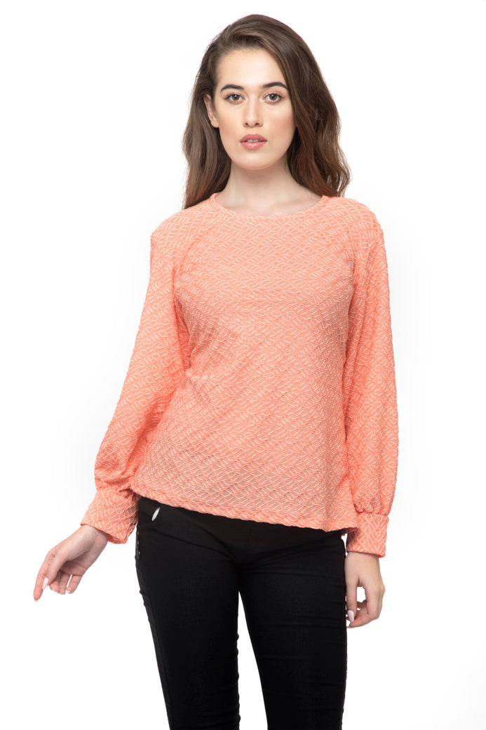 Full Embroidery Full Sleeve Top