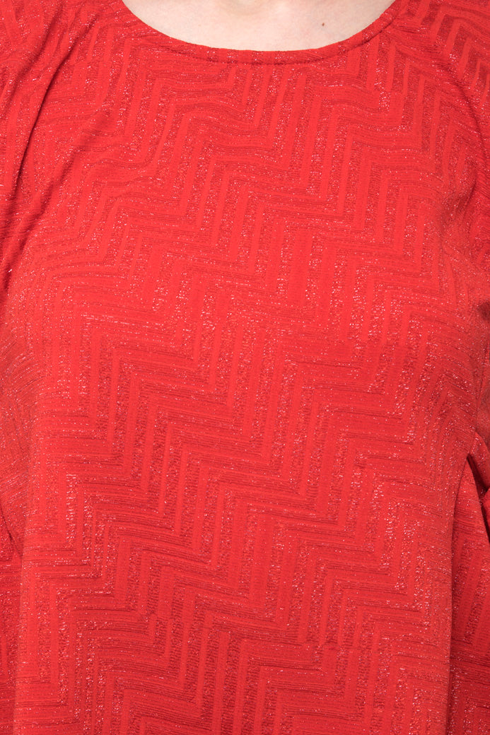 Two side knot red top