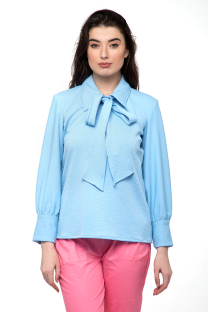 Tie Neck Tribal Full Sleeve Top