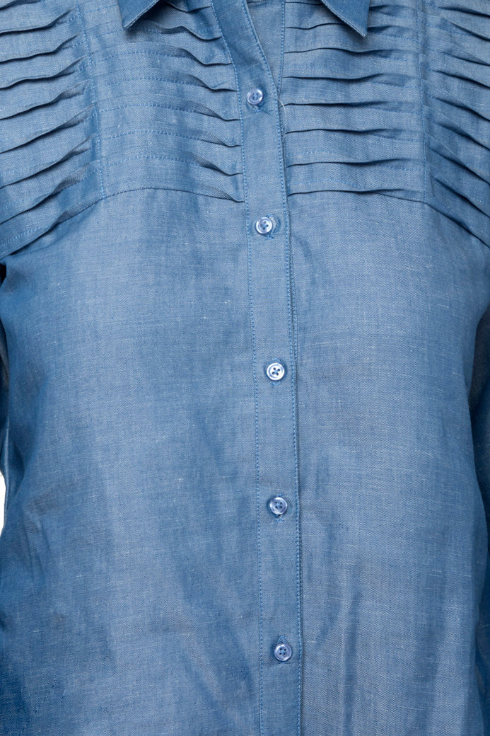 Full Sleeve Light Denim blue Shirt