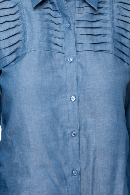 Full Sleeve Light Denim blue Shirt