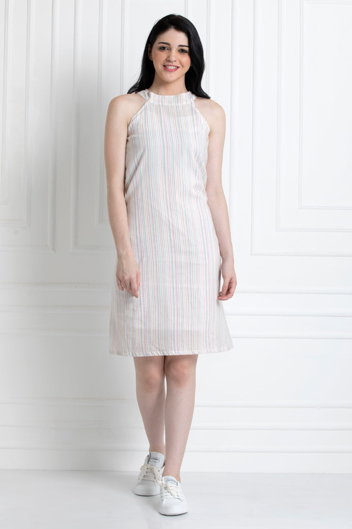 Sleeveless Knee Length Dress