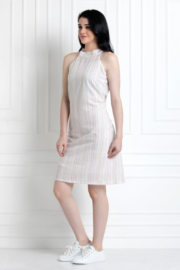 Sleeveless Knee Length Dress