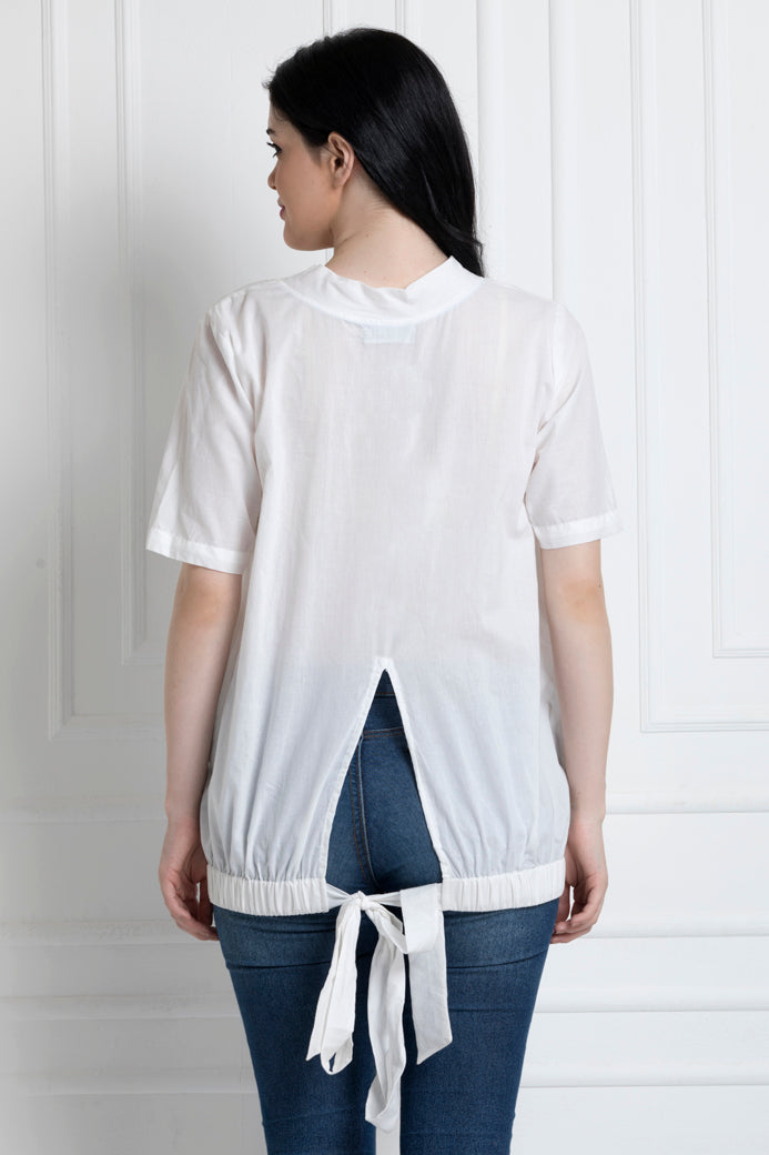 V-Neck Elasticated BottomTop