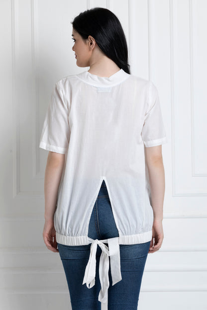 V-Neck Elasticated BottomTop