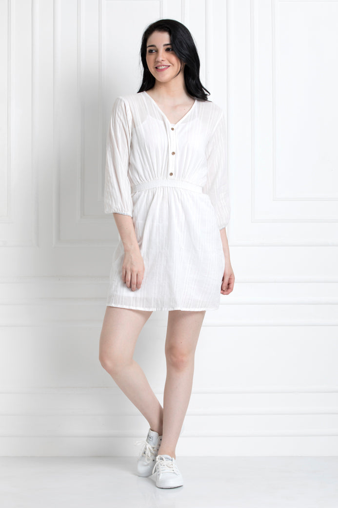 Cinched Waist Dress