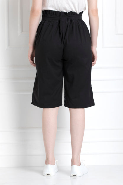 Knee length Bermuda Shorts In Organic Cotton