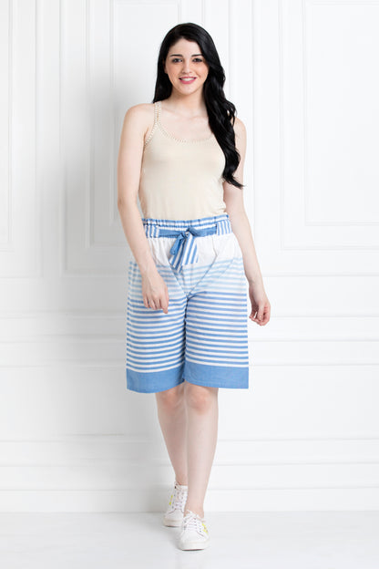 Bermuda Shorts With DrawStrings