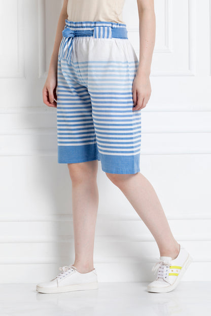 Bermuda Shorts With DrawStrings
