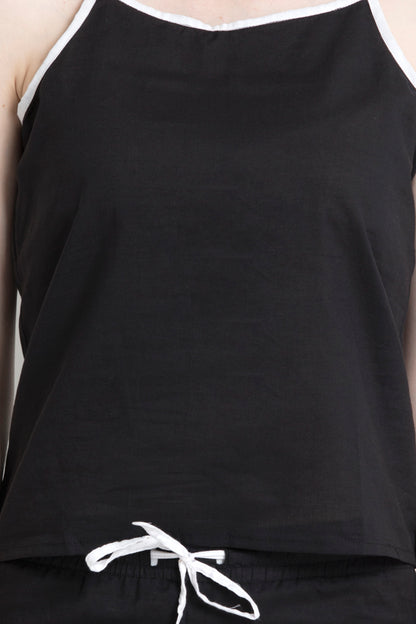 Spaghetti & Shorts In Organic Cotton. Perfect for That Super Comfortable Feel