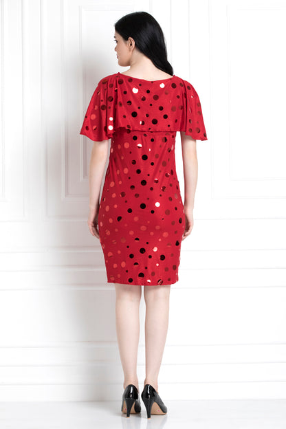 Fall Shoulder Sleeves Dress