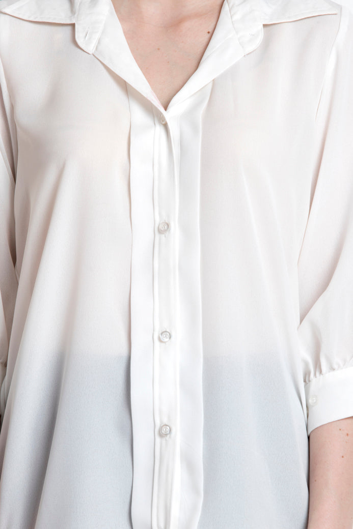 Front Panel Collared Shirt