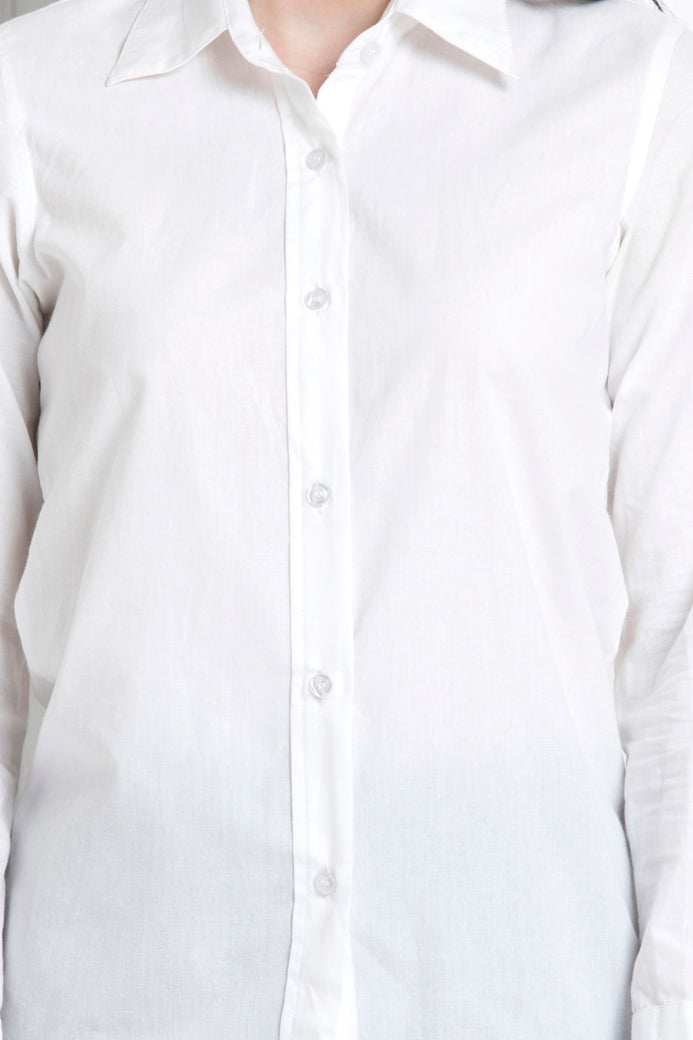 Full Sleeves Collared Button Down Shirt