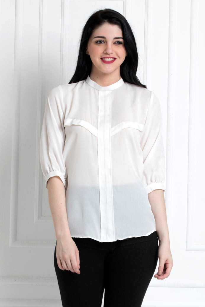 Stand Collar Shirt
