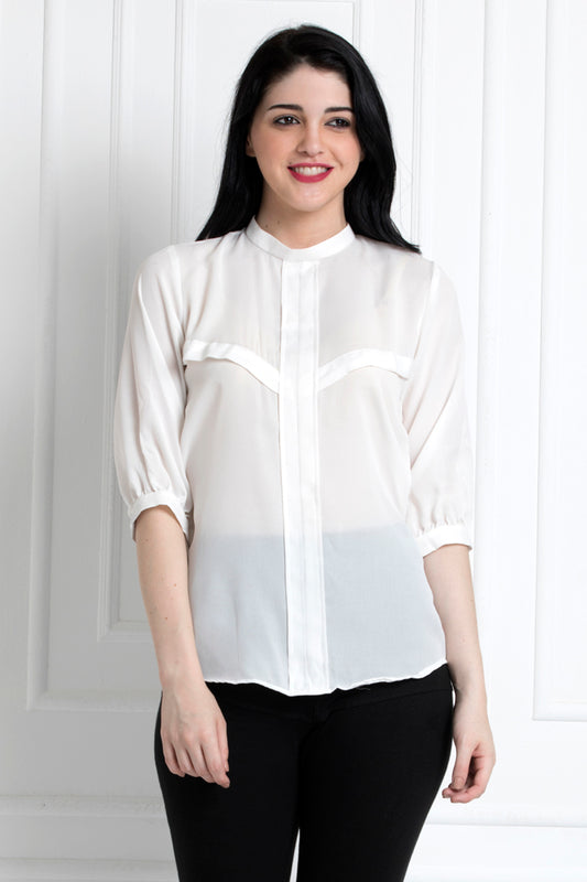 Stand Collar Shirt