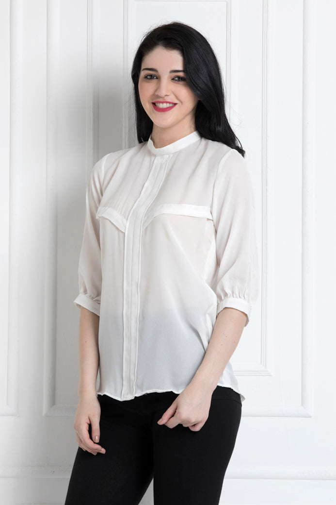 Stand Collar Shirt