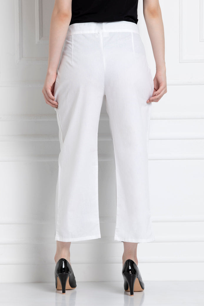 Monochrome Panel Pants. Quirky Yet Comfortable